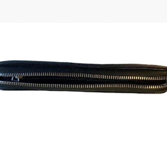 Prada Saffiano Leather Zip Around Long Wallet Vintage EUC Looks Brand New - Picture 11 of 13